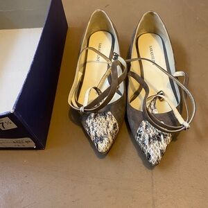 Sarah Flint closed toe ankle strap shoe